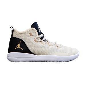 Air Jordan Cream and Black Sneakers